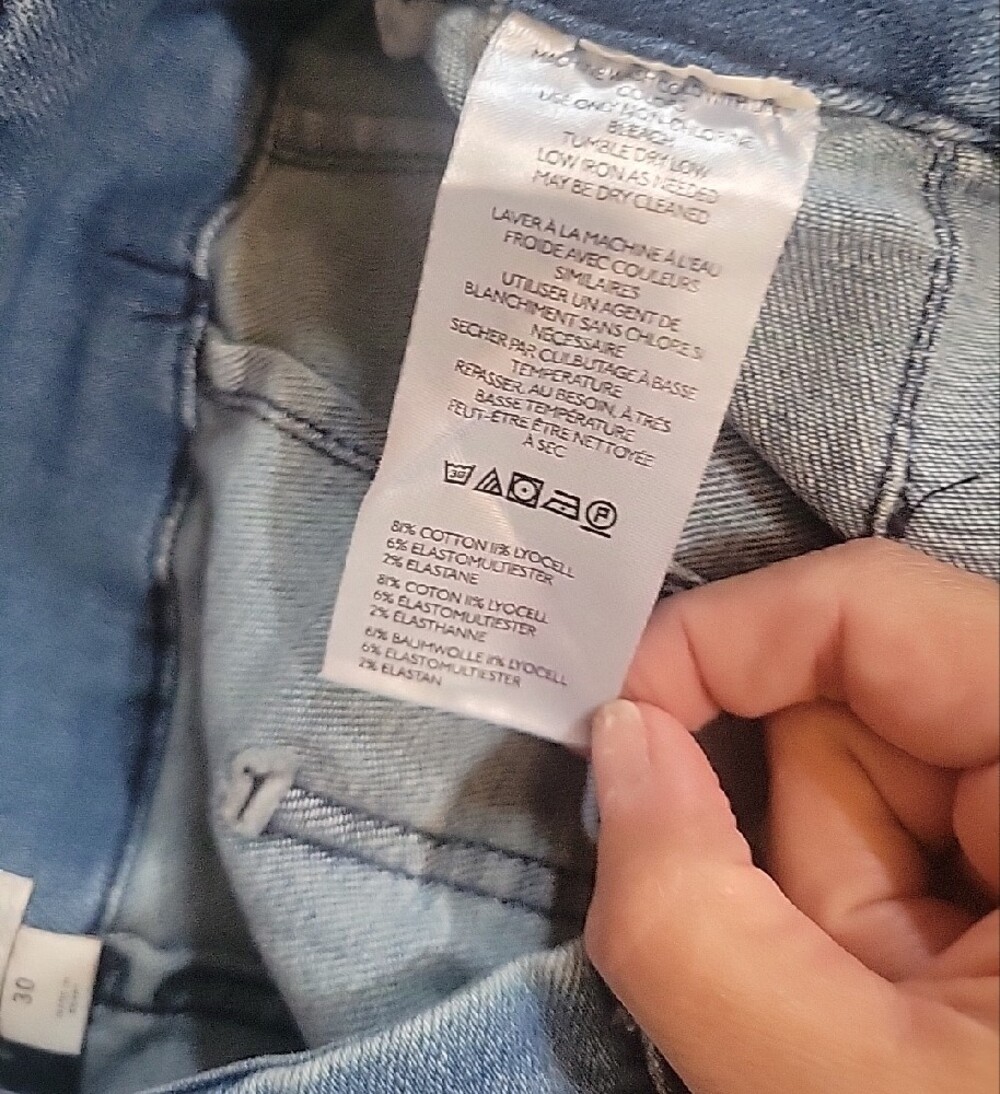 Maeve COLETTE Light Wash Wide Leg Denim Jeans, size 30 - Picture 7 of 8